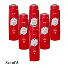 6 x 250ml Old Spice Shower Gel Original 3in1 Fresh Body Hair Face Wash For Men