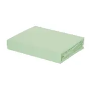 Kingdom 250TC Cotton Combo Fitted Sheet Set Celadon Single