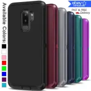 For Samsung Galaxy S9 S7 S8 S10 Plus 360° Full Body Hard Case + Screen Protector
