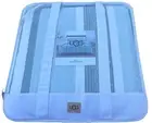 UGG Ava Stripe Comforter King Shark Grey Multi Three Piece Sham Bedding Set NEW