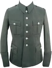 [militaryharbor] WW2 WWII German Police M40 Officer Gabardine Jacket Dress Tunic 6 Buttons