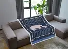 Virah Bella - Offspring - Quilted Sherpa Throw Blanket - 50"x60"