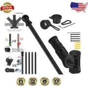 Adjustable Length Flag Pole Kit with T304 Stainless Steel Bracket - Install Easy