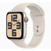 Apple Watch SE 40mm GPS Starlight Aluminium Case w/ Starlight Sport Band (M/L) [2nd Gen, MXEG3ZP/A, 2024]