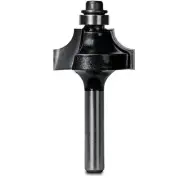 CARBITOOL Router Bit TCT Beading Bit w.Bearing 1/4inch -Radius 1/4inch -Shank