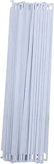 HYTROVE 50pcs File Hangers Office Folder Organizer Metal File Divider Bars Heavy Duty Frame 32.5cm White