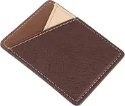 TEHAUX 1Pc PU Leather Phone Wallet Backside Card Holder for Smartphones Durable and Comfortable PU Material Fit for Various Phone Models Convenient Accessory for Everyday