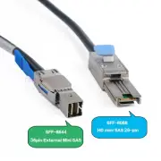 2 Meters Mini SAS STA SFF-8088 to Mini SAS High Density HD SFF-8644 Raid Cable