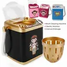 Mini Electric Washing Machine Kids Dollhouse Toy Makeup Brushes Cleaner Washer