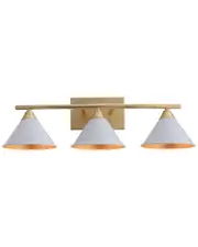 JONATHAN Y Designs Yvette 3-Light Metal Vanity Wall Light