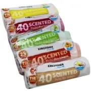 Kingfisher Scented Value 25L Pedal Bin Liners (BB5SPB) x1 Roll of 40