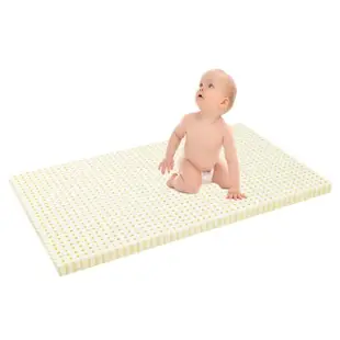 【sonmil 乳膠達人】天然乳膠床墊嬰兒床墊70x160x5cm 防蟎防水透氣型(包含3M吸濕排汗機能)