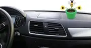 Solar Powered Dancing Flower - Sunflower Solar Car Ornament | Solar Powered Car Dashboard Decor, Shaking Head Car Ornaments for Dashboard