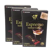 2.5g x 45 sachets Vietnam G7 Espresso Black Coffee Instant Powdered coffee