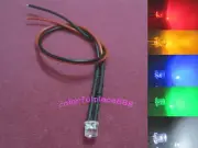 5mm Flat Top 12V 24V DC Pre-Wired Red Yellow Blue Green Warm White LED Leds 20CM
