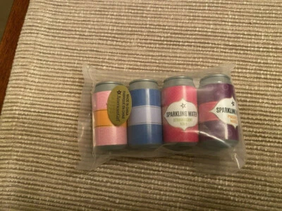 American Girl 4 can of sparkling water soda pop for 18" doll NEW