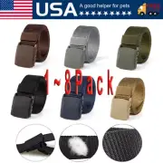 Men Military Tactical Army Adjustable Quick Release Belts Pants Waistband Lot