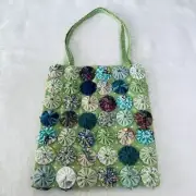 Handmade Quilt Bag Light Green