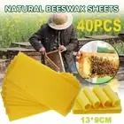 40X Honeycomb Foundation Bee Hive Wax Frames Beekeeping Equipment Sheet 13*9CM
