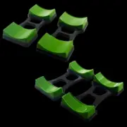 4Pcs Dumbbells Display Stands Mat Floor Protections Holder