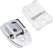 ECSiNG 2PCS Presser Feet Invisible Zipper Sewing Machine Presser Foot Compatible with Brother Compatible with Singer Snap-On Sewing Machines Spare Parts