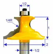 1pc 1/2SH 2"Dia Base Molding French Provincial Wainscoting Pedestal Router Bit S