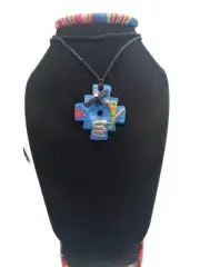 Unisex Handmade Chakana Andean Inca Trilogy Necklace from Cusco