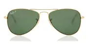 Ray-Ban Kids RJ9506S Polarized 223/2P Kids' Sunglasses Gold Size 50