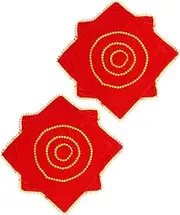 VALICLUD Dance Handkerchief Vintage Handkerchief Workout Towels Hair Drying Towel Wrap Sweat Towels Sleeping Hair Towel Handkerchiefs Red Towels Performance Handkerchief Golden