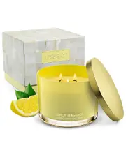 Lovery Luxury Lemon Bergamot 3-Wick Decorated Home Candle Gift Set