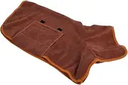 JUMPLAWN Rapid Absorption Pet Bathrobe Medium Size Robe for Dogs Cats Soft Comfortable (m)