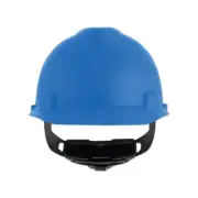 Msa V-Gard® Cap-Style Hard Hat With Fas-Trac® Iii Suspension, Matte, Blue