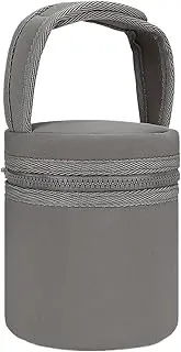 Breastmilk Cooler Bag, Ice Pack Included, Freshness Backpack, Fits 2 Large 8oz Bottles Spacious Design Detachable Buckle Handle Easy to Clean for Daycare Travel Nursing Mom
