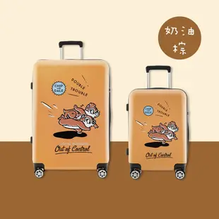 行李箱 旅行箱【正版授權｜免運】Disney 奇奇蒂蒂 20吋/28吋手繪款行李箱 旅行箱