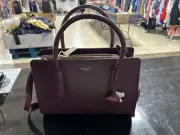 Radley London Liverpool Street Zip-top Chalk Leather Tote