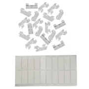 Wire Clamp Cable Cord Clips 20PC Cord Management Table Wall Tidy Holder