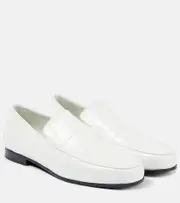 [Toteme] Toteme The Oval croc-effect leather loafers AU 4 black