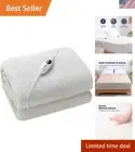 Sherpa Fleece Electric Under Blanket – 9 Heat Settings, Fully Fitted