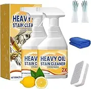 Liapu Heavy Duty Degreaser Cleaner Spray, Liapu Kitchen Heavy Oil Cleaner, All Purpose Kitchen Heavy Oil Cleaning Agent, Liapu Grease Remover for Countertops, Ovens, and Appliances (2pss)