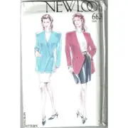 New Look Sewing Pattern 6628 Jacket Skirt Vest Waistcoat Misses Size 8-18