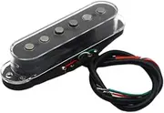 Ｓｉｍｈｏａ Alnico 5 Pickup Guitar Pickup Set Spare Pare Noiseless Prewired Neck Humbucker Alnico 5 Humbucker for Accessory Instrument, clear