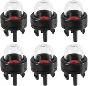 6pcs Snap in Primer Bulb Pump, Carburetor Primer Bulb Replacement Primer Bulbs Compatible with Stihl Husqvarna Walbro Poulan Echo Chainsaws Ryobi BP42 Homelite Bolens Trimmer Blower Weedeater Parts