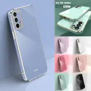 For OPPO Reno8 Pro A16 A74 A54 5G A57 A76 A77 A96 Plating Shockproof Soft Case