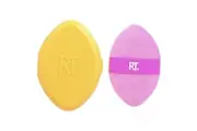 Real Techniques, Miracle 2-in-1 Powder Puff + Travel Case , 2 Piece Set
