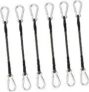 Generic 6Pcs Bungee Cords with Hooks Elastic Tent Fixing Ropes for Luggage Security Lightweight Multi Functional Straps for Camping and Outdoor Use