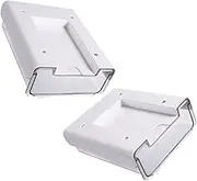 DINHEAROM Invisible Storage Boxes 2 Pack under Desk Drawer Organizers Office School Kitchen Bedroom Bathroom