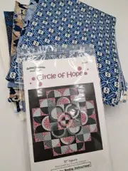 CIRCLE OF HOPE QUILT KIT 52" Square, Quilting Discoveries, Susan Mayer NEW