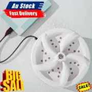 Portable Washing Machine Mini Turbine Washer USB For Travel Camping TR