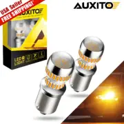 AUXITO 1156 BA15S Amber 3000K Rear Turn Signal Blinker Corner LED Light Bulbs 2X (for: Daihatsu)