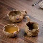 180ml Handmade Clay Lotus Fair Cup Snail Tea Sea Lotus Mugs Kung Fu Tea Set